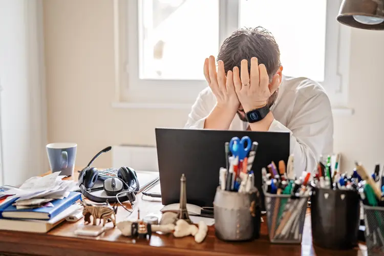 IBS urgency and stress affecting men at work