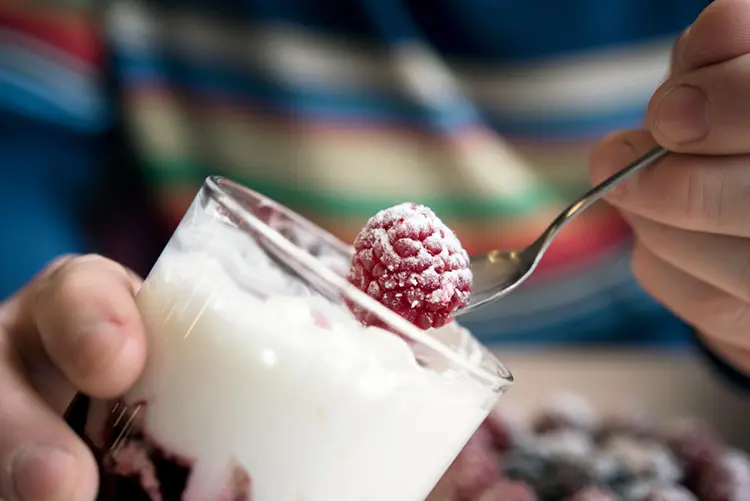 Kefir as a healthy snack for people with IBS